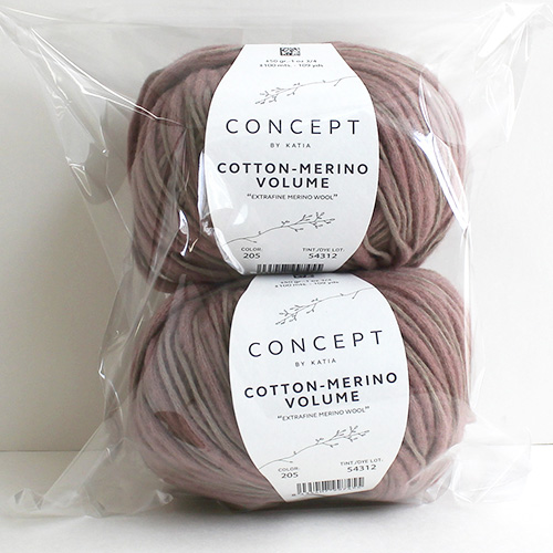 COTTON-MERINO VOLUME（2玉入）