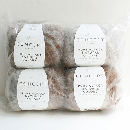 PURE ALPACA NATURAL COLORS（4玉入）