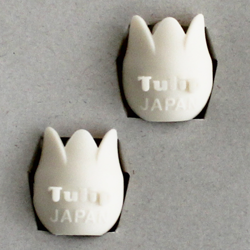 AC-048(Tulip）編み針キャップ（ホワイト/大）