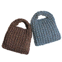 (SALE)*変わり模様のかぎ針バッグ