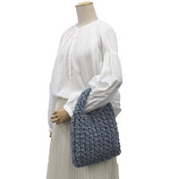 (SALE)*変わり模様のかぎ針バッグ