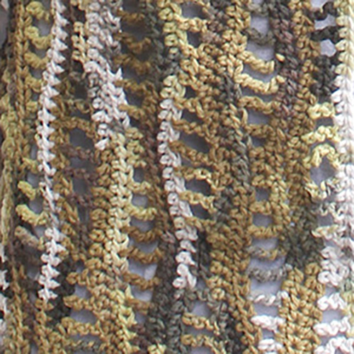 ゆらぎ模様のカーディガン