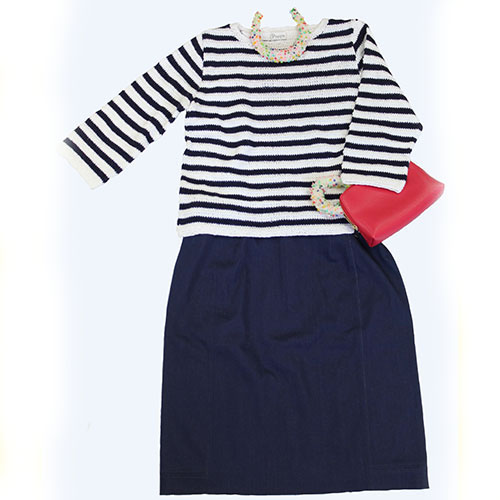 2色のマリンセーター