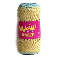 WOW! TOTE BAG（ｲｴﾛｰ×ﾌﾞﾙｰ系） COL-300