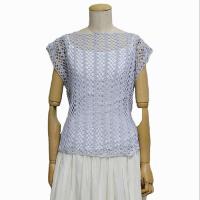 (SALE)*かぎ針レーシーベスト COL-24