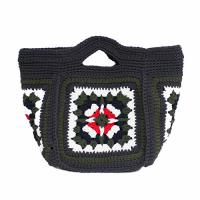 (SALE)*カラフルモチーフの大きなバッグ COL-25