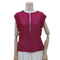 (SALE)*フリル付きカーディガン COL-12