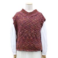 (SALE)*異素材のベスト COL-14