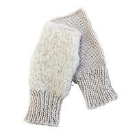 (SALE)*ファーのハンドウォーマー COL-1