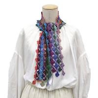 (SALE)*花の連続モチーフマフラー COL-20