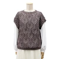 レース模様のセーター COL-24