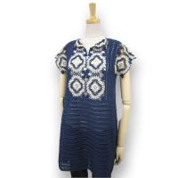 2色のモチーフのチュニック