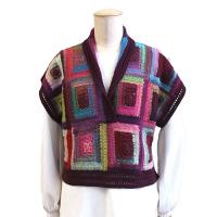 モチーフ衿付きベスト COL-6