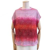 市松レースセーター COL-13