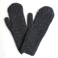 リブ編みのミトン COL-26