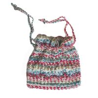 リーフ柄巾着 COL-13