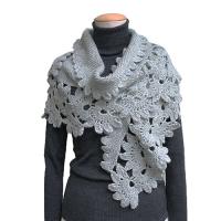 レースの三角ストール COL-20