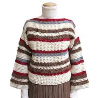 方眼セーター COL-2