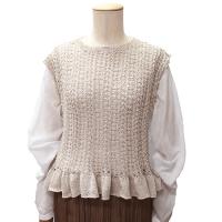 レースフリルセーター COL-3