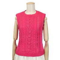 アランレースのノースリーブベスト COL-12