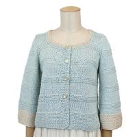 杢のショートカーディガン COL-3