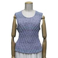 ななめ柄のノースリーブセーター COL-8